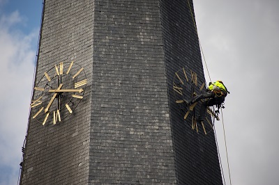 Glazenwasserij Rinie kerktoren2