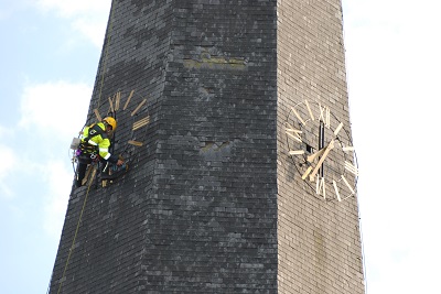 Glazenwasserij Rinie Kerktoren Baarle Nassau/Hertog